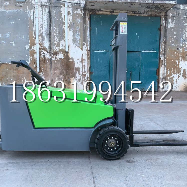 嘉鱼县小型电动叉车1吨2吨步行站驾式电瓶堆高充电装卸车液压升降车铲车